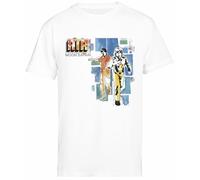 Jinbetee Air Moon Safari T-Shirt Bianca da Uomo A Maniche Corte