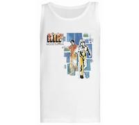 Jinbetee Air Moon Safari T-Shirt Senza Maniche con Canotta da Donna Bianca