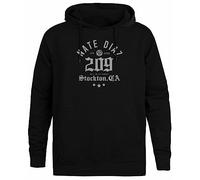 JINBETEE Kill Or Be Killed - Nate Diaz Felpa con Cappuccio Unisex con Cappuccio Nero