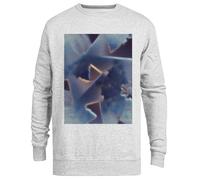 Jinbetee Riflessi Maglia Unisex Girocollo Grigia