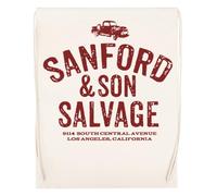 Jinbetee Sanford & Son Borsa Da Palestra Beige In Cotone Riutilizzabile Beige Gym Bag Cotton Reusable Sport Sack