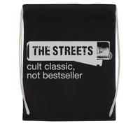 Jinbetee The Streets Original Pirate Material Borsa Da Palestra Nera In Cotone Riutilizzabile Black Gym Bag Cotton Reusable Sport Sack