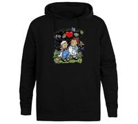 Jinbetee Ti Vogliamo Bene Felpa con Cappuccio Unisex con Cappuccio Nero