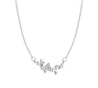 JINBIXIANGDJKS Collana Romantica A Farfalla con Catena for Clavicola Semplice E Versatile