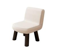 JINBIXIANGDJKS Divano For La Casa, Sedia Con Schienale, Soggiorno, Tavolino Da Caffè, Sgabello Basso, Robusto Sgabello For Cambiare Le Scarpe.(White,40)