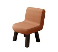 JINBIXIANGDJKS Divano For La Casa, Sedia Con Schienale, Soggiorno, Tavolino Da Caffè, Sgabello Basso, Robusto Sgabello For Cambiare Le Scarpe.(Brown,35)