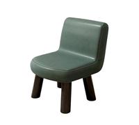 JINBIXIANGDJKS Divano For La Casa, Sedia Con Schienale, Soggiorno, Tavolino Da Caffè, Sgabello Basso, Robusto Sgabello For Cambiare Le Scarpe.(Darkgreen,35)
