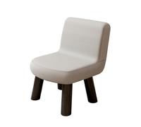 JINBIXIANGDJKS Divano For La Casa, Sedia Con Schienale, Soggiorno, Tavolino Da Caffè, Sgabello Basso, Robusto Sgabello For Cambiare Le Scarpe.(Lightgray,35)