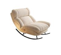 JINBIXIANGDJKS Divano Reclinabile Pigro, Ideale For Sdraiarsi E Dormire Sul Balcone, Sedia For Il Tempo Libero, Soggiorno(White)