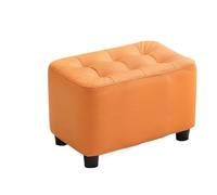 JINBIXIANGDJKS Divano Semplice For La Casa, Poltrona Da Soggiorno, Tavolino Da Caffè, Piccola Poltrona Morbida For Cambiare Le Scarpe(Orange)
