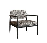 JINBIXIANGDJKS Divano Singolo, Poltrona Retrò, Hotel, Balcone, Soggiorno, Design Semplice E Alla Moda, In Legno Massello, Sedia For Il Tempo Libero(StyleB)