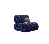 JINBIXIANGDJKS Poltrona Singola Con Design Semplice Ed Elegante For Il Soggiorno E Il Tempo Libero(Blue)