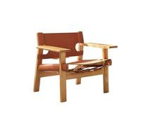 JINBIXIANGDJKS Poltrona Singola In Legno Massello Dal Design Semplice E Alla Moda For Il Tempo Libero Sul Balcone(Yellow)