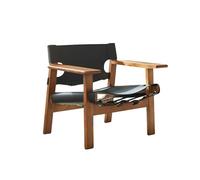 JINBIXIANGDJKS Poltrona Singola In Legno Massello Dal Design Semplice E Alla Moda For Il Tempo Libero Sul Balcone(Brown)