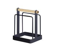 JINBIXIANGDJKS Scaffale Di Scarico For La Conservazione Della Cucina, Stoccaggio Verticale, Forniture For La Cucina Domestica(Black)