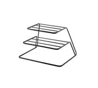 JINBIXIANGDJKS Scolapiatti Moderno E Semplice Da Usare, Scaffale Da Cucina(Black)