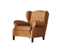 JINBIXIANGDJKS Sedia Da Bar, For Il Tempo Libero, For Il Lavoro, For Le Trattative, For Un Singolo Divano Dal Design Semplice E Retrò.(Orange)