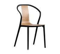 JINBIXIANGDJKS Sedia Da Casa Moderna Semplice In Plastica, Versatile, Alla Moda, For Il Tempo Libero, Con Schienale(LogColor)