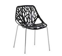 JINBIXIANGDJKS Sedia Da Esterno For Il Tempo Libero Con Schienale In Plastica Colorata, Semplice Ed Elegante(Black)