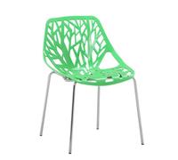 JINBIXIANGDJKS Sedia Da Esterno For Il Tempo Libero Con Schienale In Plastica Colorata, Semplice Ed Elegante(Green)