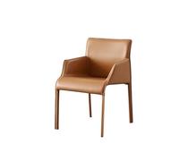 JINBIXIANGDJKS Sedia Da Pranzo Con Braccioli E Schienale, Design Semplice E Alla Moda, Sedia For La Casa(Yellow)