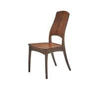 JINBIXIANGDJKS Sedia Da Pranzo In Legno Massello, For Il Tempo Libero, For La Casa, Con Schienale Leggero, Di Lusso, Alla Moda, Dal Design Semplice