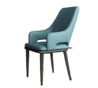 JINBIXIANGDJKS Sedia Da Pranzo Leggera Di Lusso Con Schienale Moderno E Semplice Da Negoziare(Blue)