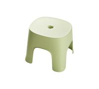 JINBIXIANGDJKS Sedia For Cambio Scarpe, Bagno, Antiscivolo, Tavolo Da Salotto, Panca, In Plastica, Impilabile(Green,L)
