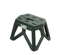 JINBIXIANGDJKS Sedia Pieghevole Portatile Da Esterno, Portatile, For Casa, Viaggio, Sgabello In Plastica For Il Tempo Libero(Green)