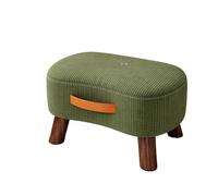JINBIXIANGDJKS Sgabello Basso For La Casa, Sedia Robusta E Durevole, Sgabello Morbido For Cambiare Le Scarpe.(Darkgreen,27)