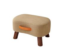 JINBIXIANGDJKS Sgabello Basso For La Casa, Sedia Robusta E Durevole, Sgabello Morbido For Cambiare Le Scarpe.(Lightbrown,22)