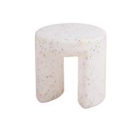 JINBIXIANGDJKS Sgabello Basso In Plastica Semplice For Il Soggiorno, For Cambiare Le Scarpe, For Il Tempo Libero(StarryWhite)