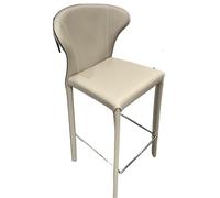 JINBIXIANGDJKS Sgabello Da Bar Di Lusso, Leggero E Dal Design Semplice Ed Elegante, Sgabello Alto Minimalista(White)