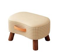JINBIXIANGDJKS Sgabello For La Casa Robusto E Durevole, Poltrona Da Soggiorno Di Alta Qualità Con Rivestimento Morbido For Cambiare Le Scarpe(Beige)