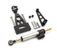 JINCANXIANG Kit di Supporto per Staffa di Montaggio Ammortizzatore sterzo per Moto per CB400 VTEC CB400SF CB 400 1999 2000-2015 Dispositivo Anti-Vibrazione(Damper n Bracket 2)
