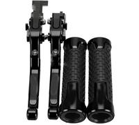 JINCANXIANG Leva Freno Frizione Moto per CB600F Hornet CB 600 F 1998 1999 2000 2001 2002 2003 2004 2005 2006 estremità Manopole Manubrio(Black C)