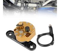 JINCANXIANG per Aprilia Tuareg 660 2021-2024 Kit Ammortizzatore sterzo stabilizzatore per Moto Dispositivo Anti-Vibrazione(Damper n Bracket 2)