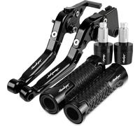 JINCANXIANG per Hon&da CB600F CB599 Hornet 2007-2013 2008 2009 2010 2011 2012 Leva Freno Frizione Moto Manopole Manubrio estremità CB 599 600 F(Black 1)