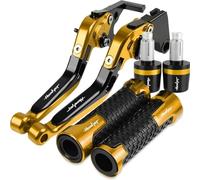 JINCANXIANG per Hon&da CB600F CB599 Hornet 2007-2013 2008 2009 2010 2011 2012 Leva Freno Frizione Moto Manopole Manubrio estremità CB 599 600 F(Gold 1)