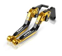 JINCANXIANG per Yama&ha T-Max TMAX 530 500 TMAX530 2001 2002 2003 2004 2005 2006 2007 CNC Moto Leve Freno Frizione Manubrio Manopole estremità (Color : Gold 2)