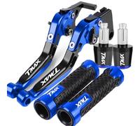 JINCANXIANG per Yama&ha T-Max TMAX 530 500 TMAX530 2001 2002 2003 2004 2005 2006 2007 CNC Moto Leve Freno Frizione Manubrio Manopole estremità (Color : Blue 8)
