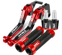 JINCANXIANG per Yama&ha T-Max TMAX 530 500 TMAX530 2001 2002 2003 2004 2005 2006 2007 CNC Moto Leve Freno Frizione Manubrio Manopole estremità (Color : Red 4)