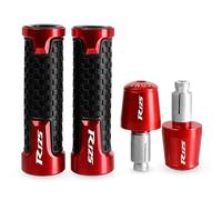 JINCANXIANG per Yama&ha YZF R125 R 125 2010 2012 2013-2019 2020 Accessori per Motociclette 7/8 22MM Manopole Manubrio Tappo Terminale Manubrio(Red)