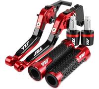 JINCANXIANG per Yama&ha YZFR1 YZFR6 YZF R1 R6 1999-2003 2002 2001 2000 YZF-R6 R1 Moto Leve Freno Frizione Maniglia Manopole estremità(Red 1)