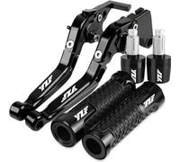 JINCANXIANG per Yama&ha YZFR1 YZFR6 YZF R1 R6 1999-2003 2002 2001 2000 YZF-R6 R1 Moto Leve Freno Frizione Maniglia Manopole estremità(Black 1)