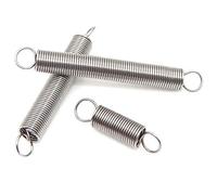 JINchao-Molla di compressione, 10pcs 304 in acciaio inox a doppia Hook Piccolo tensione della molla, Accessori hardware, Lunghezza 15-50mm Wire Dia 0,5 millimetri esterno del diametro 4mm ，Non si defo