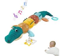 Jinchelle Giocattoli da Appendere per Culla Coccodrillo, Giocattolo Sonaglio Neonati, Sviluppa Le capacità Motorie e Sensoriali, Bambino attività Giocattolo (Verde)
