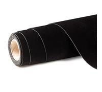 JINDAOSH Tessuto Floccato Autoadesivo Tessuto di Velluto Feltro 50X148CM per Rivestimenti di Casse e cassetti Artigianato e Arte Progetti bricolage Sfondi fotografici(Color:6 Black)
