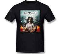 JINDIAOWENJU Album Design Universe Essential The Epicas Humor Graphic Men's Basic Short Sleeve T-Shirt R297 Tops Tees XL