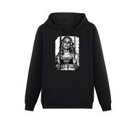 JINDIAOWENJU Baby Mugshot Devils Rejects Horror Movie Hoody Unisex Long Sleeve Hooded with Pocket Black L